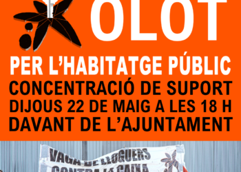 L’Ajuntament d’Olot demana que La Caixa traspassi a l’Incasòl els pisos protegits que té al municipi i que aturi les expulsions de llogaters
