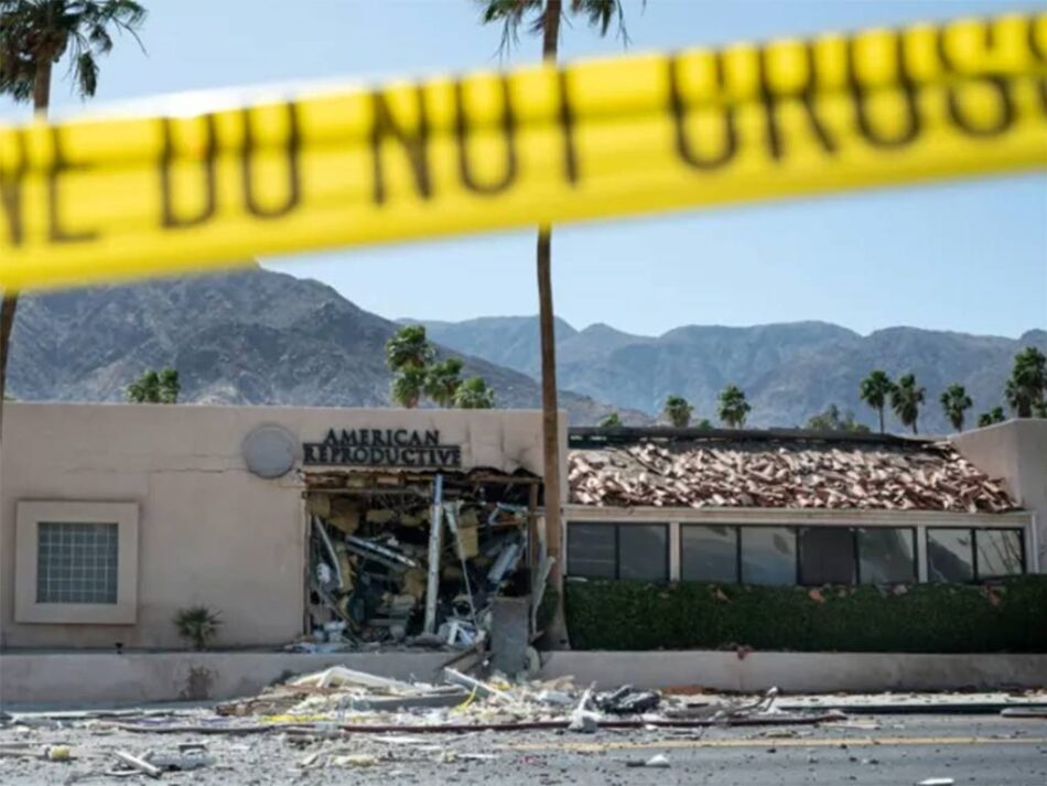 Califican de «acto de terrorismo intencional» una explosión en California