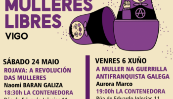 CNT organiza en Vigo a I Conferencia de Mujeres Libres a partir do próximo 24 de maio
