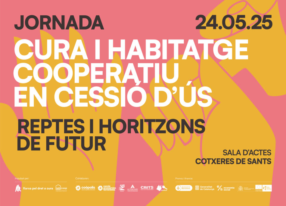 Una jornada abordará en Barcelona la vivienda cooperativa y sus oportunidades en ámbito de los cuidados el 24 de mayo