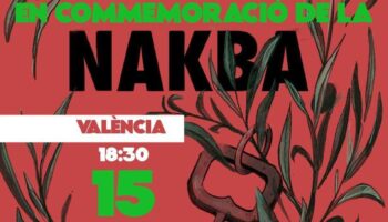 Concentración en el Puerto de València en solidaridad con Palestina y por la ruptura de relaciones con Israel