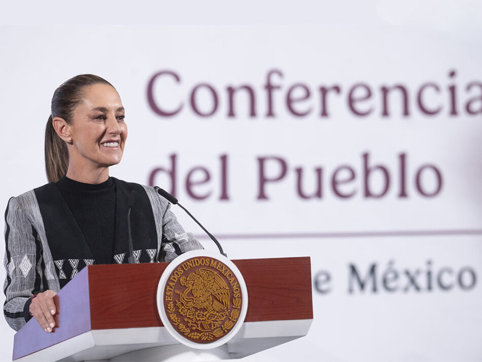Sheinbaum reivindica una disminución histórica de la pobreza laboral en México