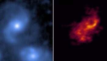 Descubren una barra estelar perfectamente formada en una galaxia primitiva