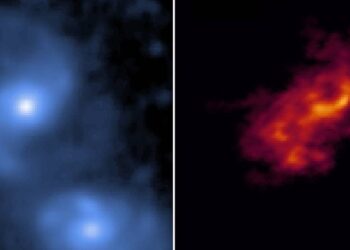 Descubren una barra estelar perfectamente formada en una galaxia primitiva