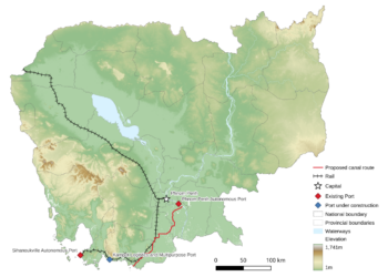 Cambodia avanza en la construcción del Canal Funan Techo