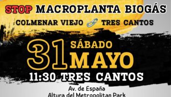 Denuncian posible concesión irregular de ayudas europeas al proyecto de Biogás en Colmenar Viejo (Madrid), y anuncian nueva manifestación