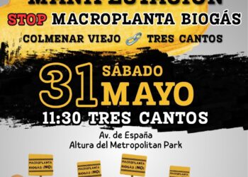 Denuncian posible concesión irregular de ayudas europeas al proyecto de Biogás en Colmenar Viejo (Madrid), y anuncian nueva manifestación