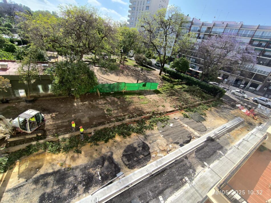 Ecologistas en Acción denuncia ante la Fiscalía de Medio Ambiente en Sevilla las obras en el parque Manuel Ferrand
