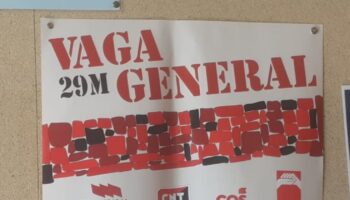 Poble Lliure dona suport a la Vaga General del 29-M, una vaga de país i de classe!