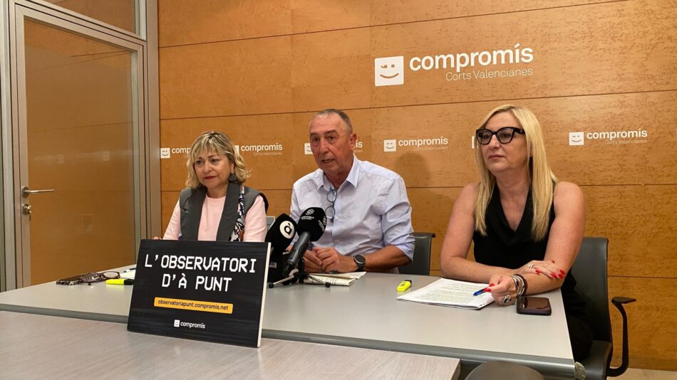 Compromís activa «El Observatorio de À Punt» para denunciar el asalto del gobierno de Mazón en la radiotelevisión pública