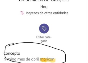 CGT Andalucía se congratula de la sentencia contra un empresario homófobo que figuró en el apunte bancario de transferencia como “nómina abril maricón” a uno de sus trabajadores