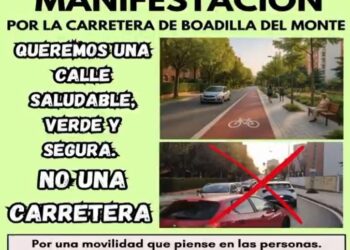 Las asociaciones vecinales de Aluche y Campamento exigen al Ayuntamiento que la Carretera de Boadilla del Monte sea una calle saludable, verde y segura y no lo que propone el actual soterramiento de la A5