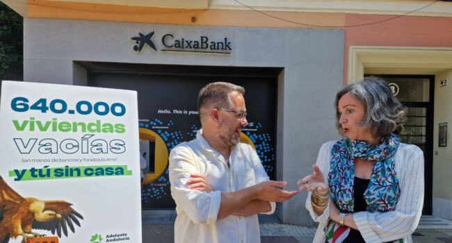 Adelante Andalucía anuncia una Ley de Vivienda para expropiar 640.000 vacías en manos de bancos y fondos de inversión