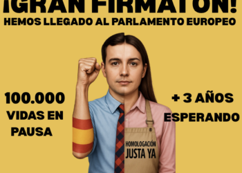El movimiento Homologación Justa Ya (HJY) lleva su denuncia al Parlamento Europeo