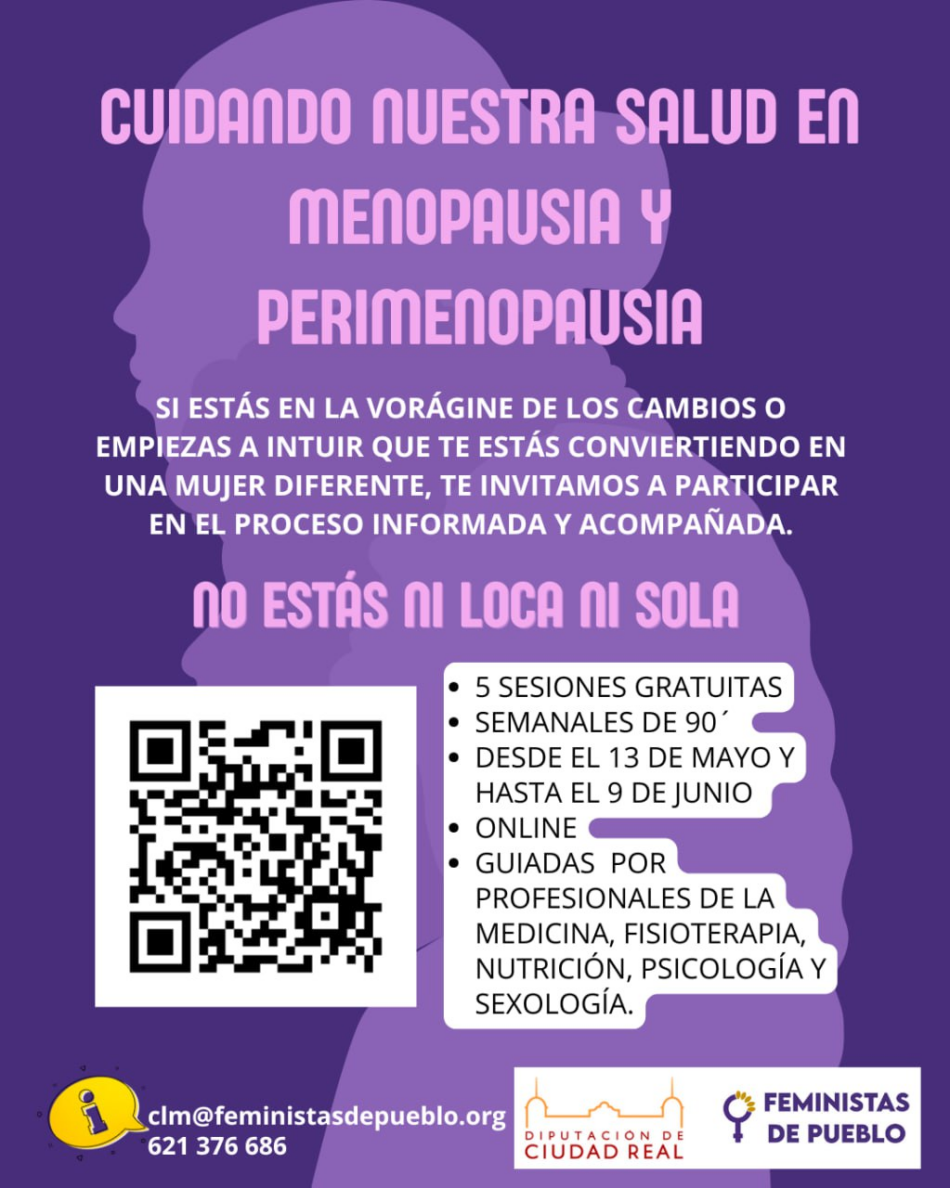 Grupo de apoyo mutuo: «Cuidando la salud en la menopausia y perimenopausia»