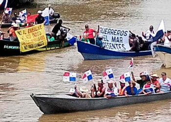 Comunidades campesinas de Panamá se movilizan contra el proyecto de embalse junto al Canal