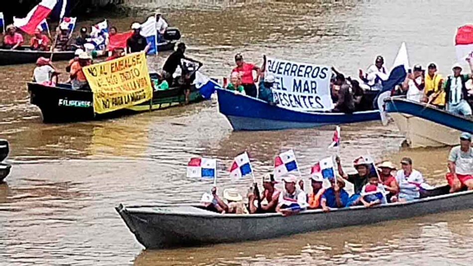 Comunidades campesinas de Panamá se movilizan contra el proyecto de embalse junto al Canal