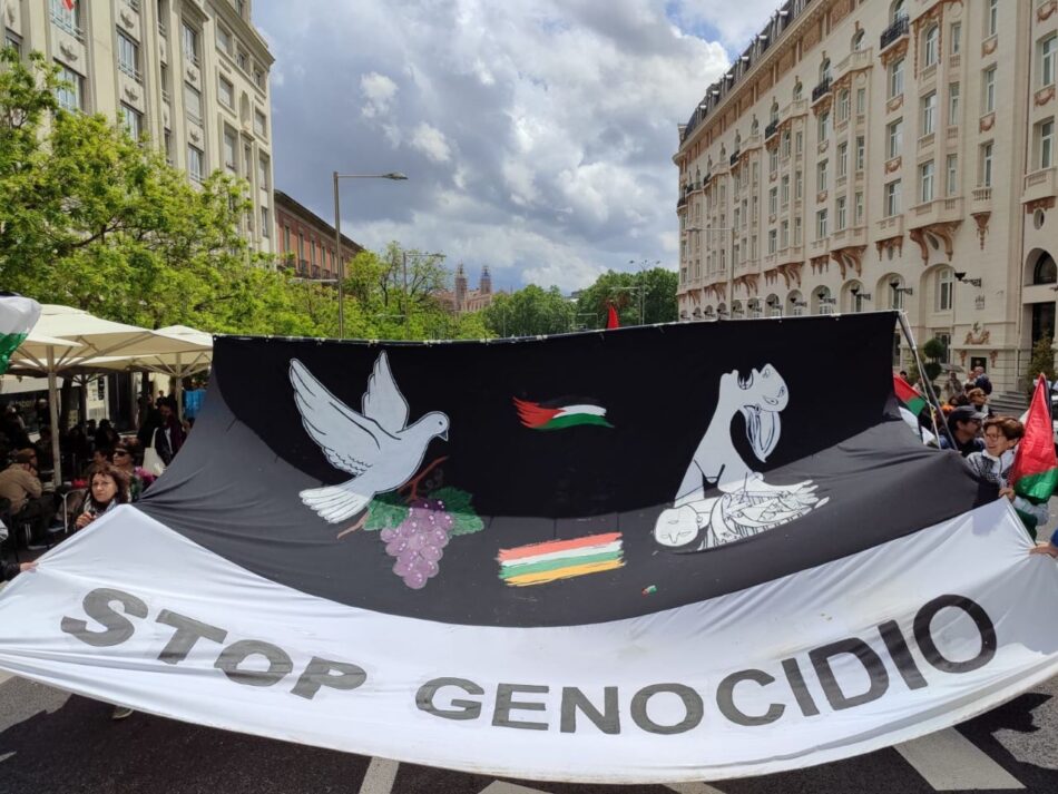 15M, aniversario de la Acampada La Rioja: Marcha por Palestina