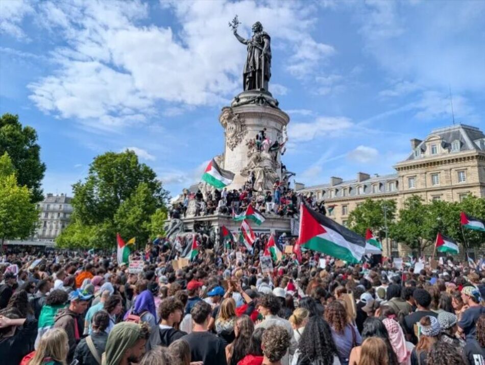 Miles de personas en Europa protestaron contra la guerra de Israel en Gaza