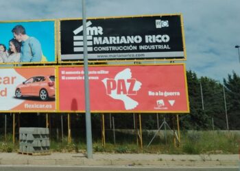 La campaña de IU contra la guerra llega a las calles de Valladolid