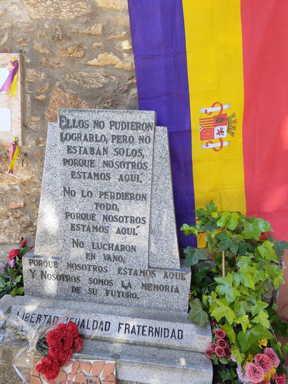 Este domingo se celebró la 19ª Jornada por la Memoria Antifascista en la Sierra de Guadarrama