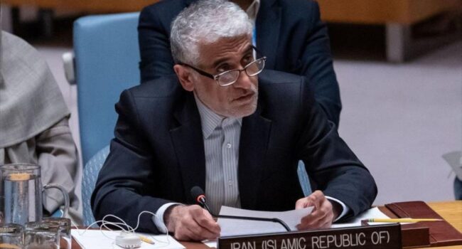 Irán critica doble moral de Occidente y resalta fracaso de su guerra