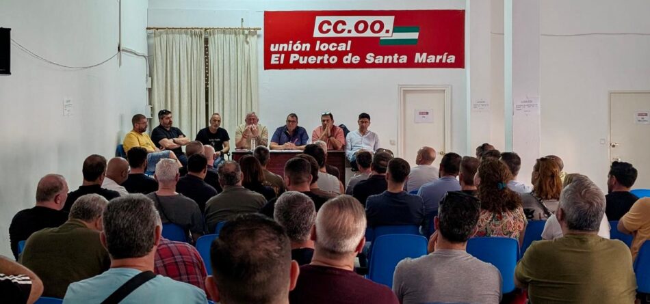 Habrá huelga en el sector del Metal los días 17 y 18 de junio, con el apoyo unánime de la asamblea sindical de CCOO Industria Cádiz
