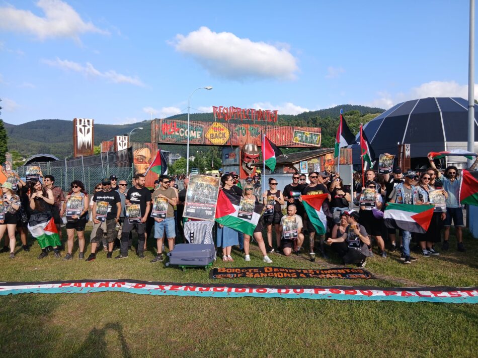 BDS Galiza inicia as mobilizacións no Resurrection Fest ante o silencio da promotora Bring the Noise