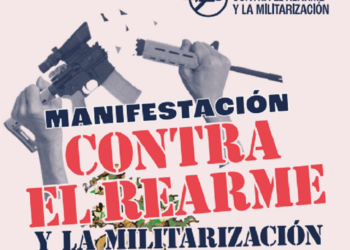 Manifestación contra el rearme y la militarización, el 7 de junio en Madrid
