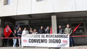 As centrais sindicais avanzan mobilizacións no transporte de mercadorías por estrada da Coruña ante o inmobilismo patronal