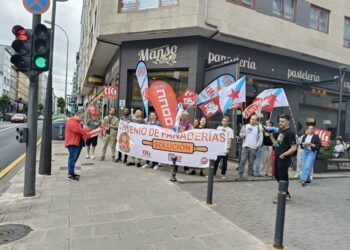 Persoal de panaderías de Lugo intensifica as mobilizacións en demanda dun convenio digno