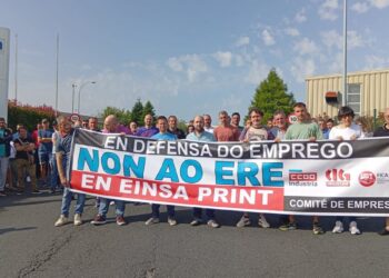 Einsa Print pretende despedir a máis de 90 persoas e cesar a actividade produtiva na planta das Pontes
