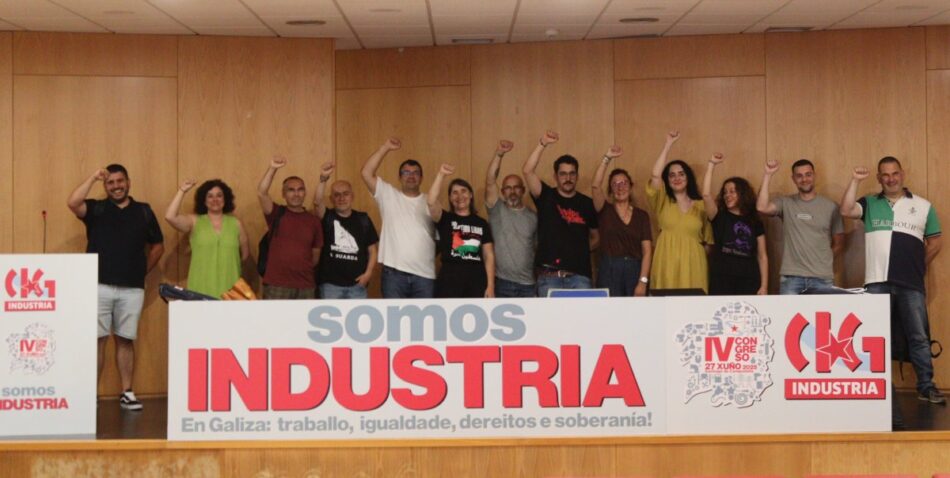 O IV Congreso da CIG-Industria elixe a Marcos Conde Farto como novo secretario nacional