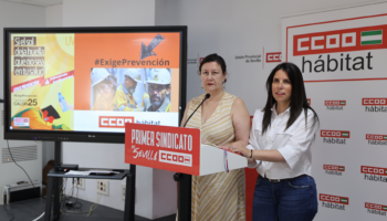 CCOO intensificará la vigilancia en las obras para garantizar el cumplimiento de la jornada intensiva ante la llegada del calor y exige a la Inspección que priorice las denuncias presentadas