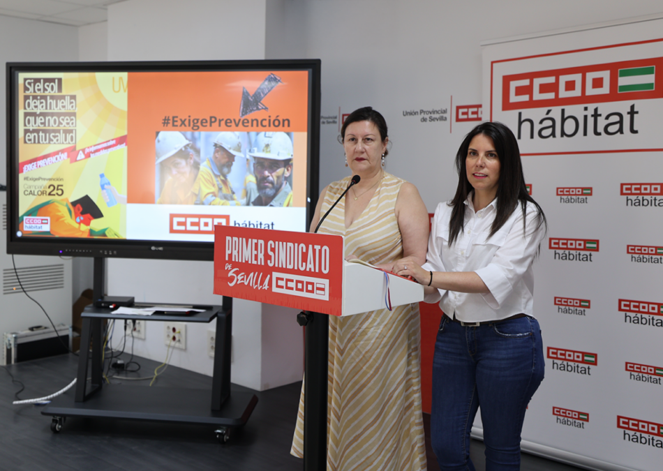 CCOO intensificará la vigilancia en las obras para garantizar el cumplimiento de la jornada intensiva ante la llegada del calor y exige a la Inspección que priorice las denuncias presentadas