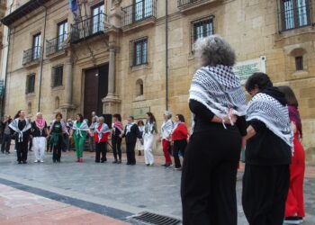 Hoy se clausura exposición «Arte asturiano contra el genocidio palestino»