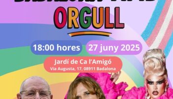 Badalona En Comú celebrarà l’Orgull LGTBIQ+ amb una jornada festiva i reivindicativa divendres vinent als jardins de Ca l’Amigó
