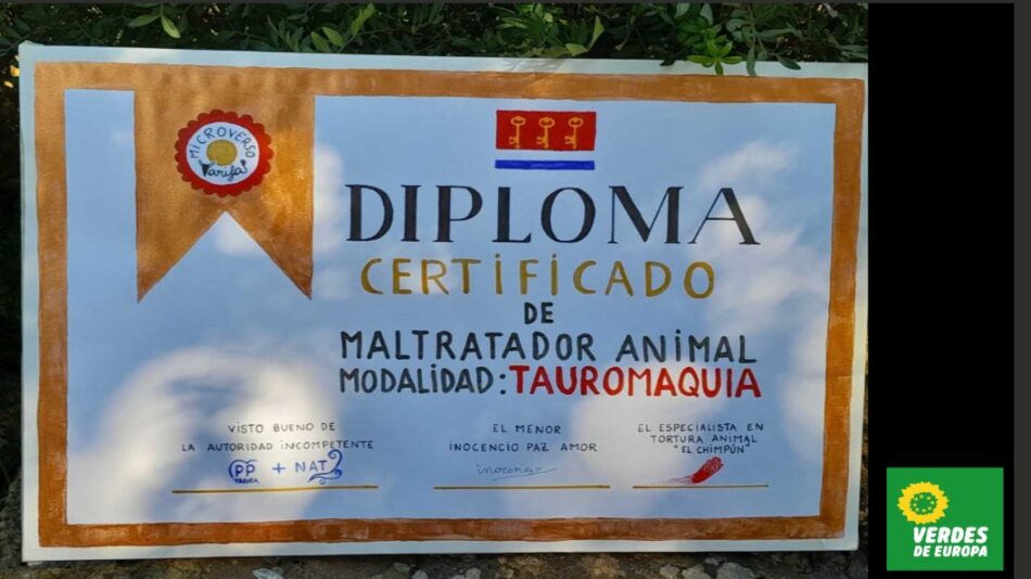 Verdes de Europa-Tarifa informa de una Becerrada el 19 de julio del clan de los señoritos “Nuñez” que pretende fomentar la diversión a base de maltrato y muerte animal