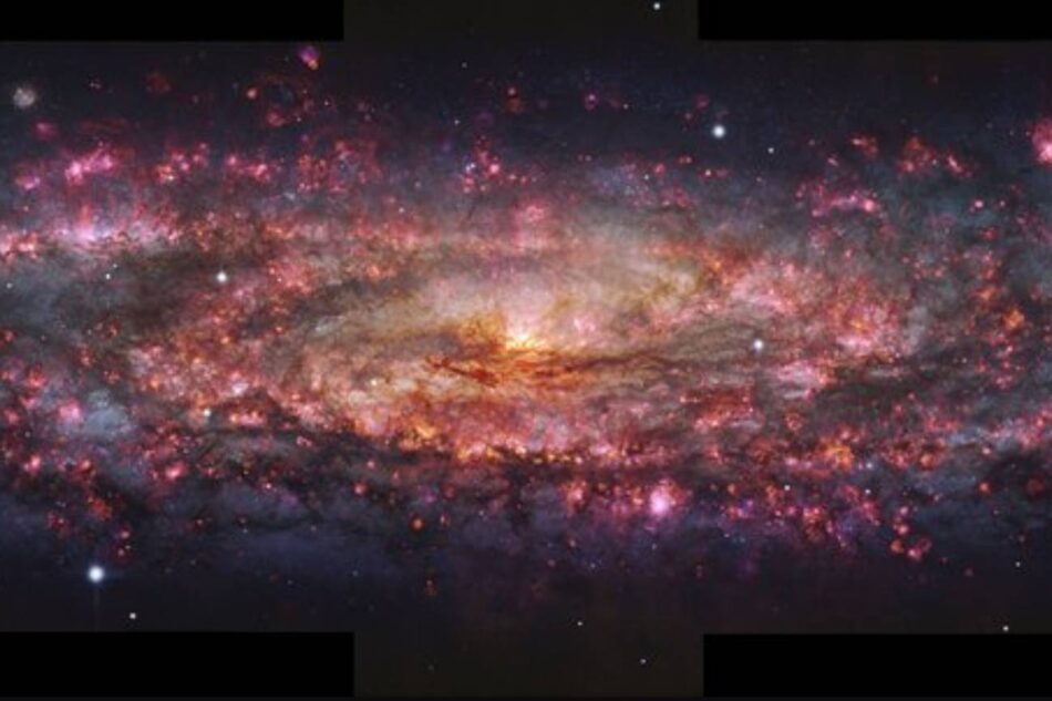 Captan la imagen más detallada de una galaxia con miles de colores