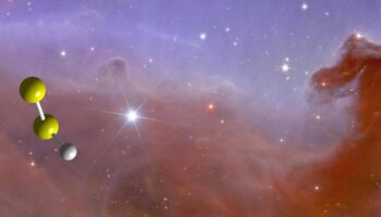 Capturan por primera vez la imagen de una molécula con enlace disulfuro en el espacio