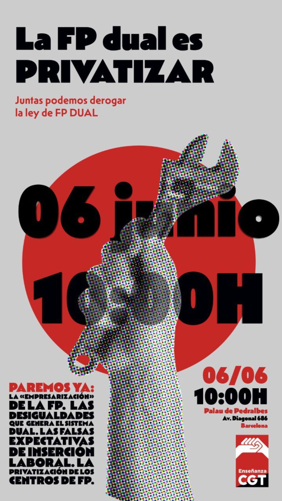 Concentración el 6 junio ante la Conferencia de Presidentes de las CC.AA. por la paralización de la Ley de FP DUAL