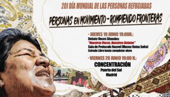 Concentración «Personas en movimiento, rompiendo fronteras» – Día internacional de las personas refugiadas, el 20 de junio