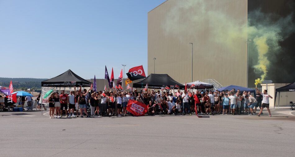 La huelga en Stradivarius Logística arranca con un seguimiento del 95%