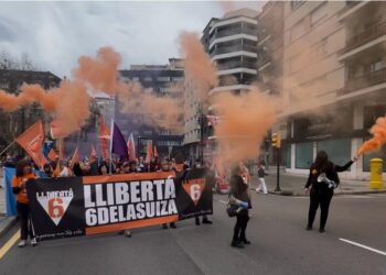 Desestiman la suspensión de la condena a las 6 de La Suiza: «No hay cárcel que acabe con el sindicalismo: ¡Libertad!»