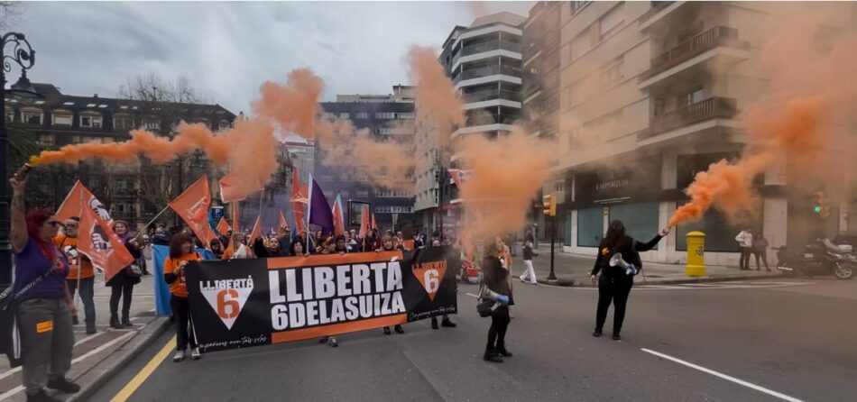 Desestiman la suspensión de la condena a las 6 de La Suiza: «No hay cárcel que acabe con el sindicalismo: ¡Libertad!»