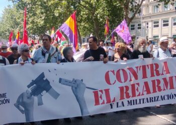 La Coordinadora 25S, sobre la manifestación en Madrid contra el rearme y la militarización