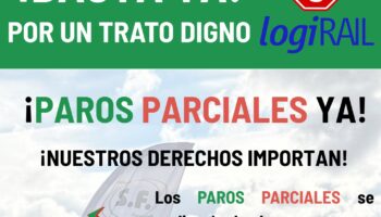 Huelgas y concentraciones en Logirail, la segunda mayor sociedad del grupo RENFE