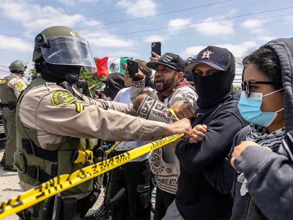 Estados Unidos entre protestas y desfiles militares