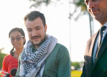 Liberan en EEUU al activista palestino Mahmoud Khalil