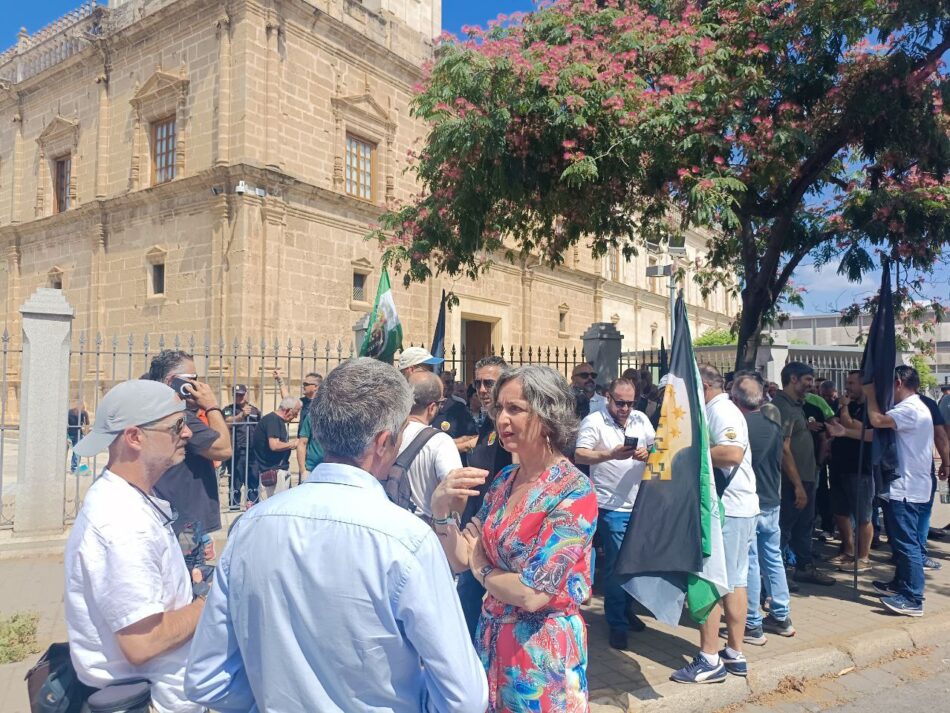 Adelante Andalucía acusa a José Luis Sanz de excluir al taxi para beneficiar a las VTC en la nueva licitación